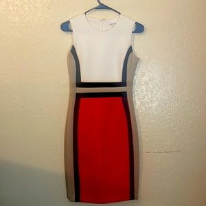 Calvin Klein- Color Block Dress- Size 2